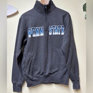Penn State Champion Charcoal Grey Quarter Zip Sweatshirt - Small